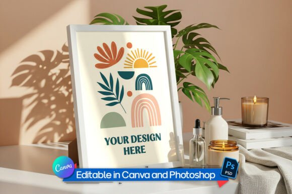 Download Cozy Girly Bedroom Frame Mockup - Premium Resources