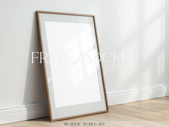 Download Frame on Wooden Floor Mockup PSD - Floor Collection