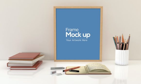 Download Kids Photo Frame Laying on Floor Mockup - Floor Collection