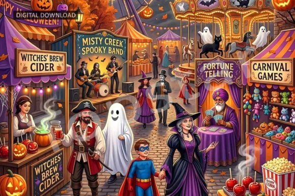 Download Happy Halloween Decor Festive Wall Art - Decor Collection