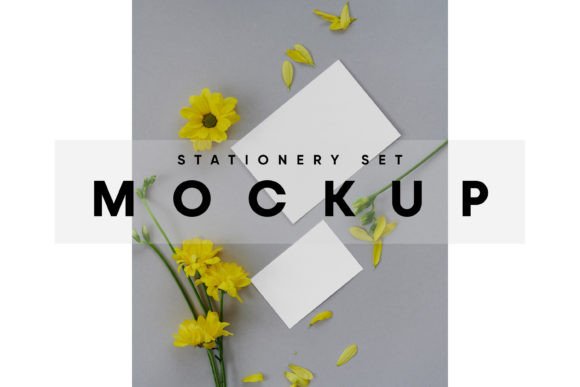 Download Business Cards on Floor Mockup - Floor Collection