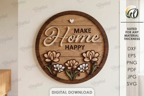 Download 3D Home Wall Decor Laser Cut - Decor Collection