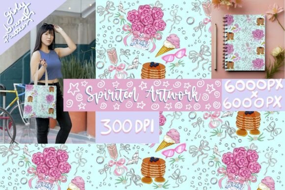 Download Pink Coquette Brunch Seamless Pattern - Premium Resources