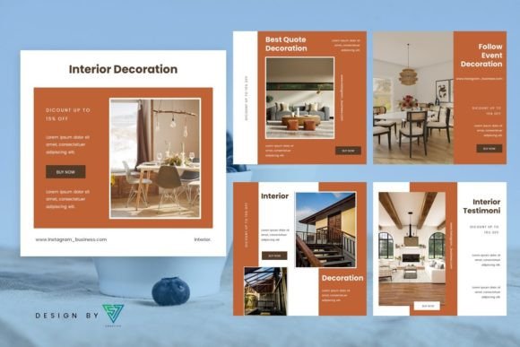 Download Template Instagram-  Interior Decoration - Decor Collection