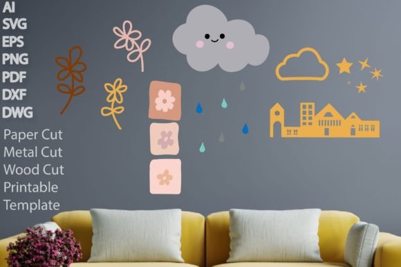 Download Laser Cut Kids Home Decor Bundle SVG - Decor Collection