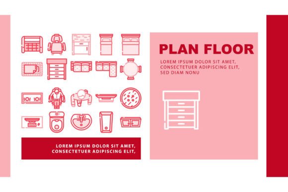 Download Plan Floor Home Landing Header Vector - Floor Collection
