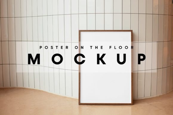 Download Poster on the Floor Mockup - Floor Collection