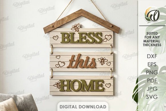 Download Rustic Home Wall Decor Laser Cut - Decor Collection